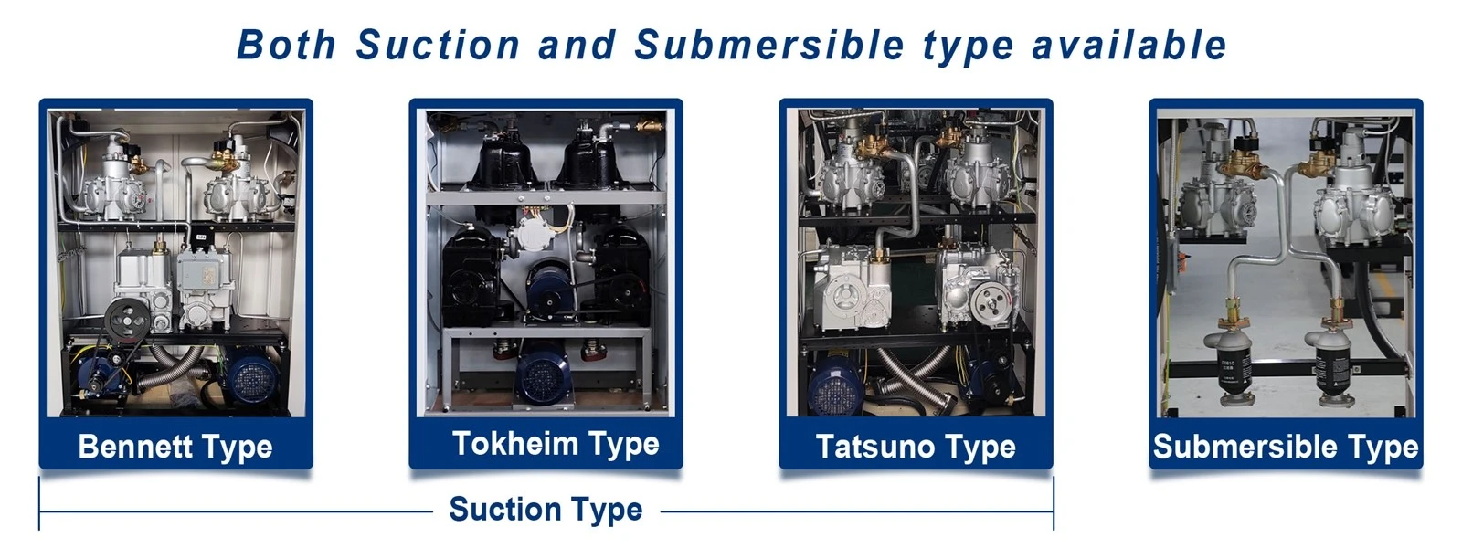 Suction pump submersible pump